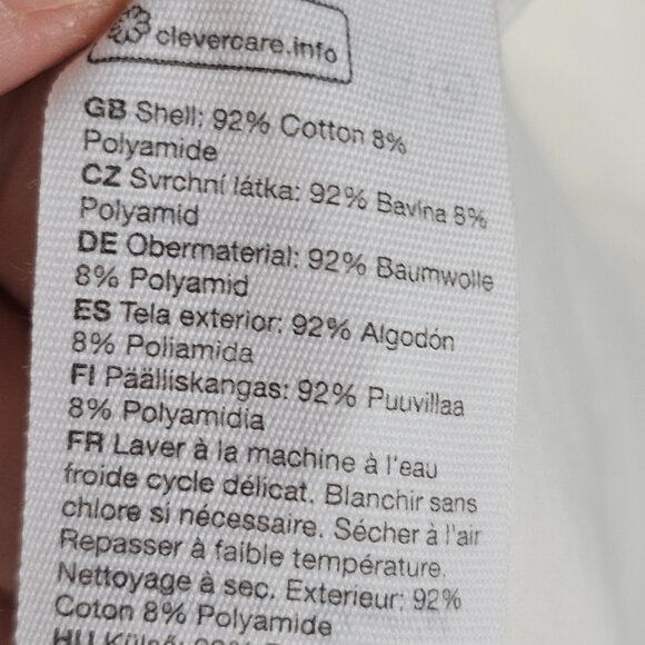 & Other Stories Womens 4 Ivory Cream Puff Sleeve Button Front Crop Cottage Boho - Picture 12 of 13